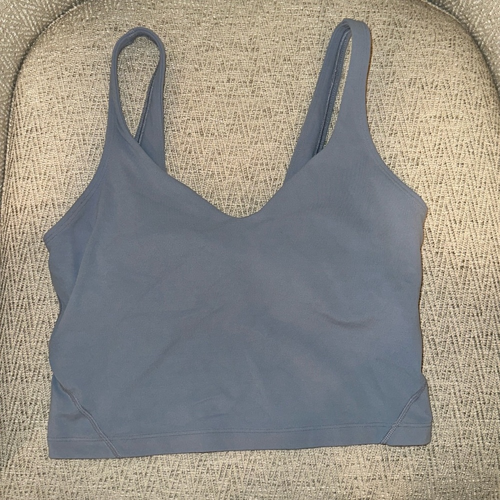 Lululemon sports bra light blue